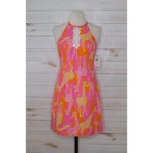 NWT!! LILLY PULITZER • Giraffe Print Lace Dress